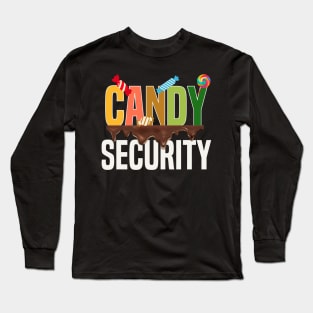 Candy Security Funny Halloween Trick or Treating Long Sleeve T-Shirt